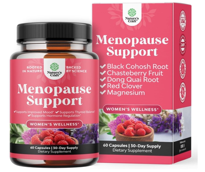 美国更年期缓解荷出汗情绪Dong Quai Vitex Chaste 浆果和黑升麻