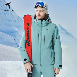 Tittallon体拓2025新款 男式 高端保暖专业双板滑雪服上衣 P系列