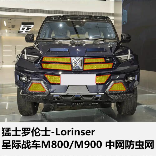 猛士Lorinser罗伦士防虫网 Lorinser 星际战车中网水箱隐藏防护网