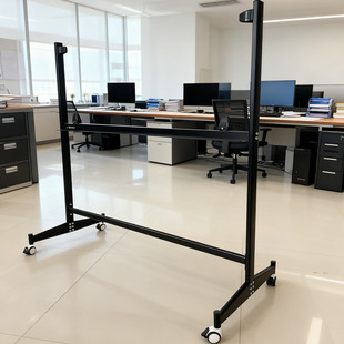 美斯特H型支架式玻璃白板专用架透明拍摄直接播放授课投影万向可移动商务办公教学培训家用儿童开发创意写字