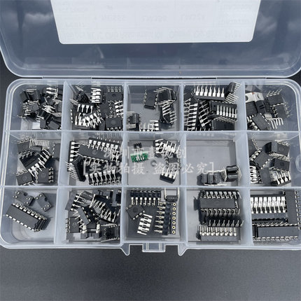 XL IC芯片分类150个套盒运算放大器振荡器 PC817 NE555 LM358 324