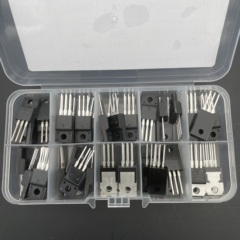 10种场效应三极管包TO-220封装直插2N60/4N60/8N60/13003/75NF75