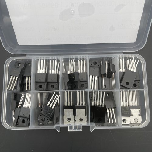 10种场效应三极管包TO-220封装直插2N60/4N60/8N60/13003/75NF75