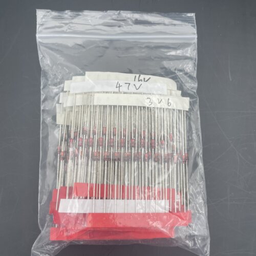 直插1W稳压二极管包套装盒元件包1W 3V-33V DO-41玻璃25种共250只