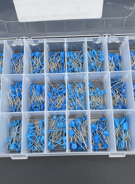 700个瓷片电容1kv套盒装24种规格电容包103磁片102瓷介1000v高压