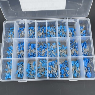 700个瓷片电容1kv套盒装24种规格电容包103磁片102瓷介1000v高压