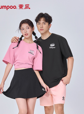 KUMPOO薰风羽毛球服男女短袖速干情侣运动休闲上衣熏风K261U-1718