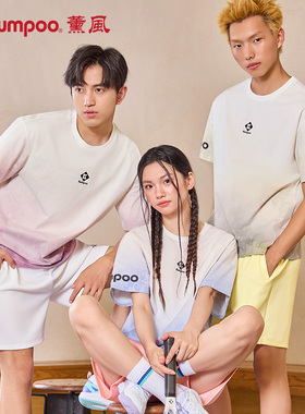 KUMPOO薰风羽毛球服男女简约运动休闲短袖比赛训练T恤熏风K1204