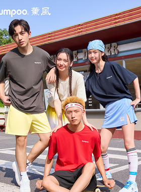 KUMPOO薰风羽毛球服速干短袖T恤男女款情侣运动休闲上衣熏风K1720