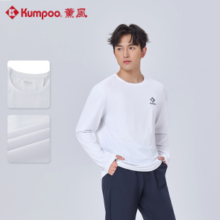 KUMPOO薰风长袖 3170 羽毛球服男透气舒适圆领运动休闲熏风K261M