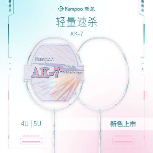 碳纤维超轻薰风羽毛球拍通用