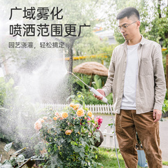 电动浇花水枪充电式消毒打药喷雾器便携式自吸水喷枪喷壶浇水神器