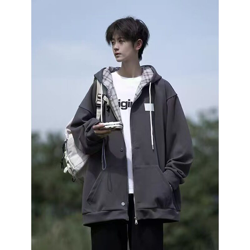 青少年时尚潮流春季男装男外套春卫衣