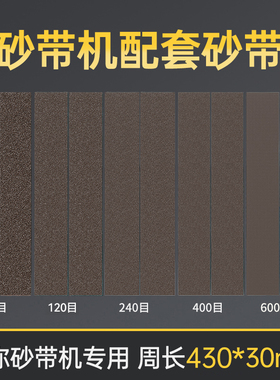配套砂带机环形砂带双头砂带机砂带木工打磨抛光沙带条砂带卷
