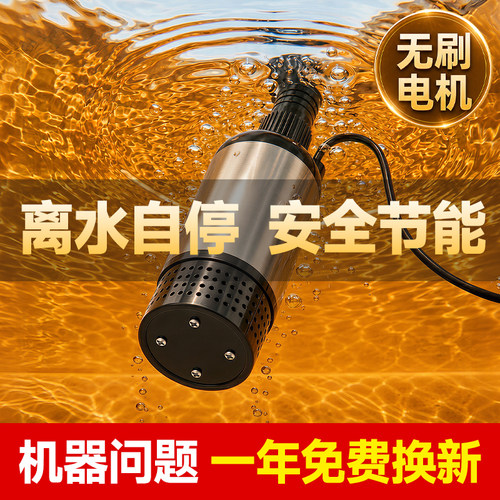 大功率无刷电机油水泵离水自停