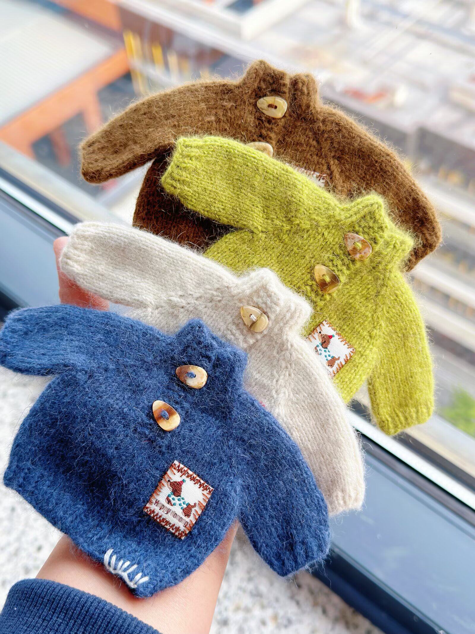 仅娃衣嘎子姐高领手工编织毛衣zsiga衣服六分bjd娃衣换装娃娃衣服