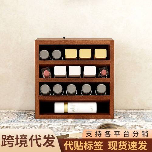 梳妆台小样化妆品眉笔口红收纳盒