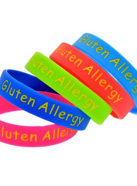rt尺寸Glutenrgy硅胶警示语leal