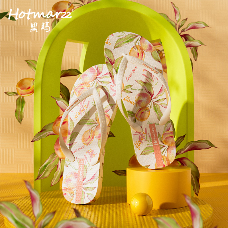 hotmarzz黑玛人字拖女