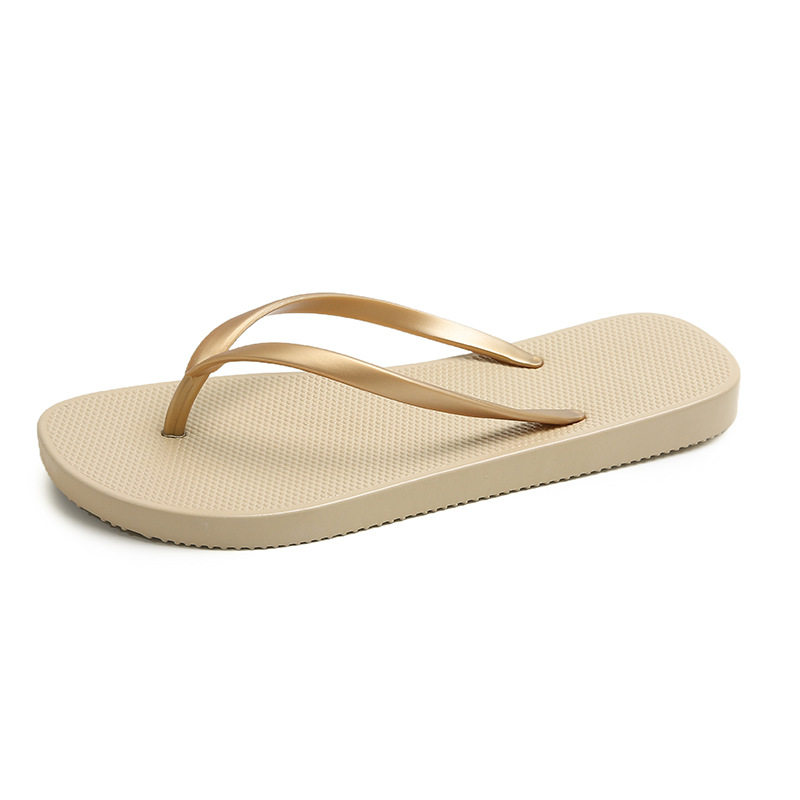 人字拖女夏季外穿黑色夹脚拖鞋防滑浴室洗澡沙滩海边夹板夹趾游泳