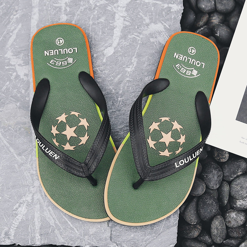 人字拖男潮2025夏季新款防滑防臭潮流沙滩鞋男士耐磨软底外穿凉拖