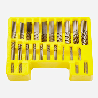 微型开孔器150PC迷你钻头直柄小麻花钻套装镀钛钻头0.4-3.2mmDIY