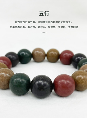 【MM Gwai】【五行】合香珠手串念珠天然香药材手串