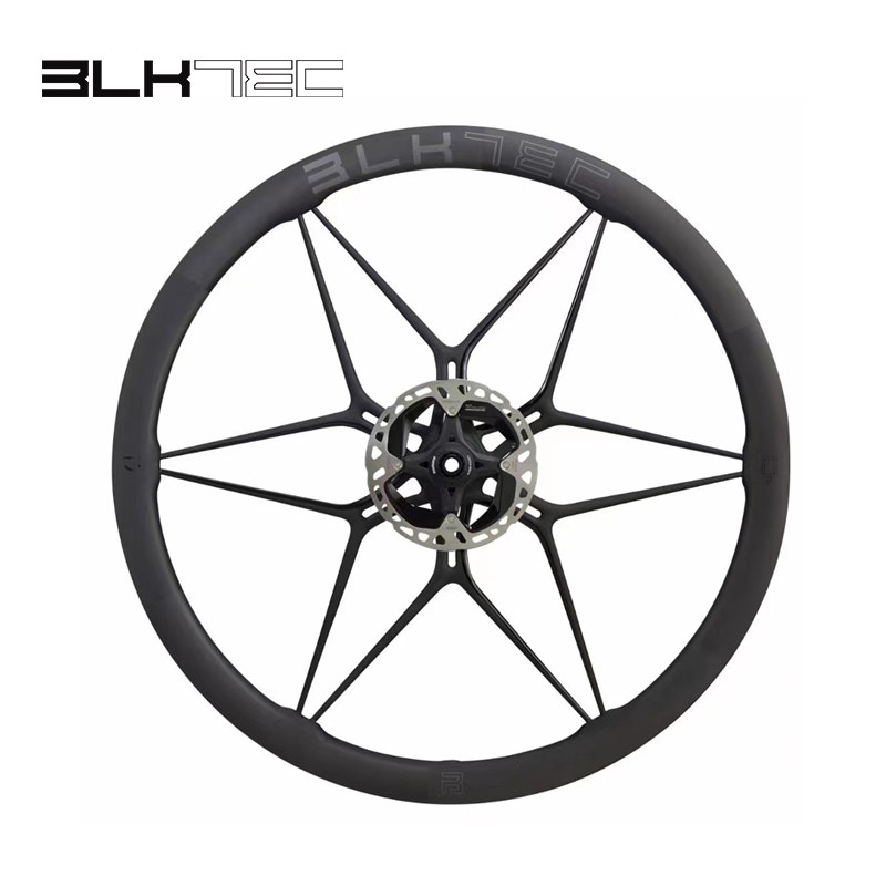 台湾BLKTEC碳纤维自行车轻量化星芒轮组骑行公路车一体