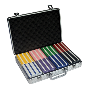 杰斯特德州扑克筹码套装高档棋牌室长方形卡片加厚饼干筹码币定制