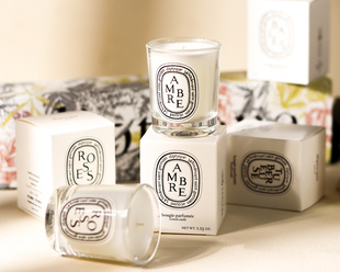 Diptyque迷你香薰蜡烛35g五只礼盒套装 浆果玫瑰无花果柠檬草炭木