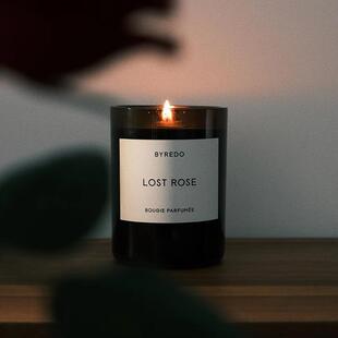 BYREDO百瑞德新品彼时玫瑰香氛蜡烛 夏日骤雨 棉府绸炽火树屋木头