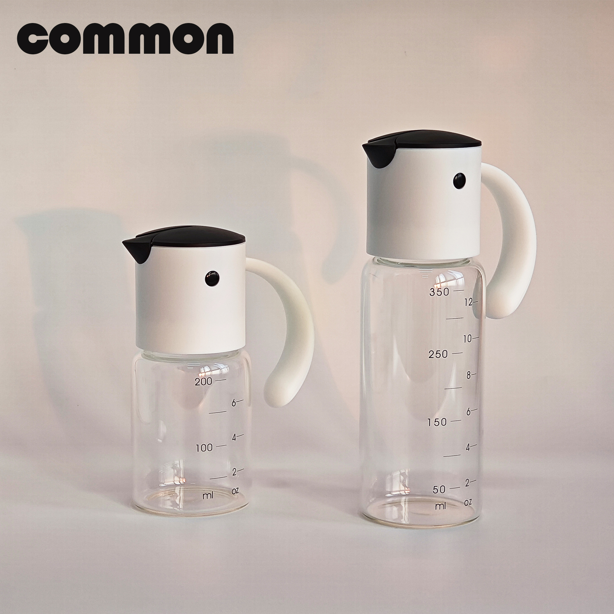 玻璃油壶刻度玻璃油瓶透明调味调料瓶玻璃酱油醋瓶厨房家用