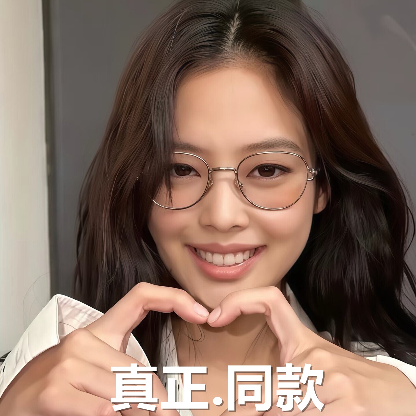 jennie同款圆形金属近视眼镜框架女可配度数素颜平光镜墨镜太阳镜
