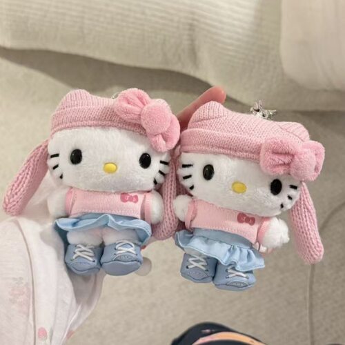 代餐机场限定系列HelloKitty挂挂件公仔钥匙扣可爱玩偶礼物车挂女
