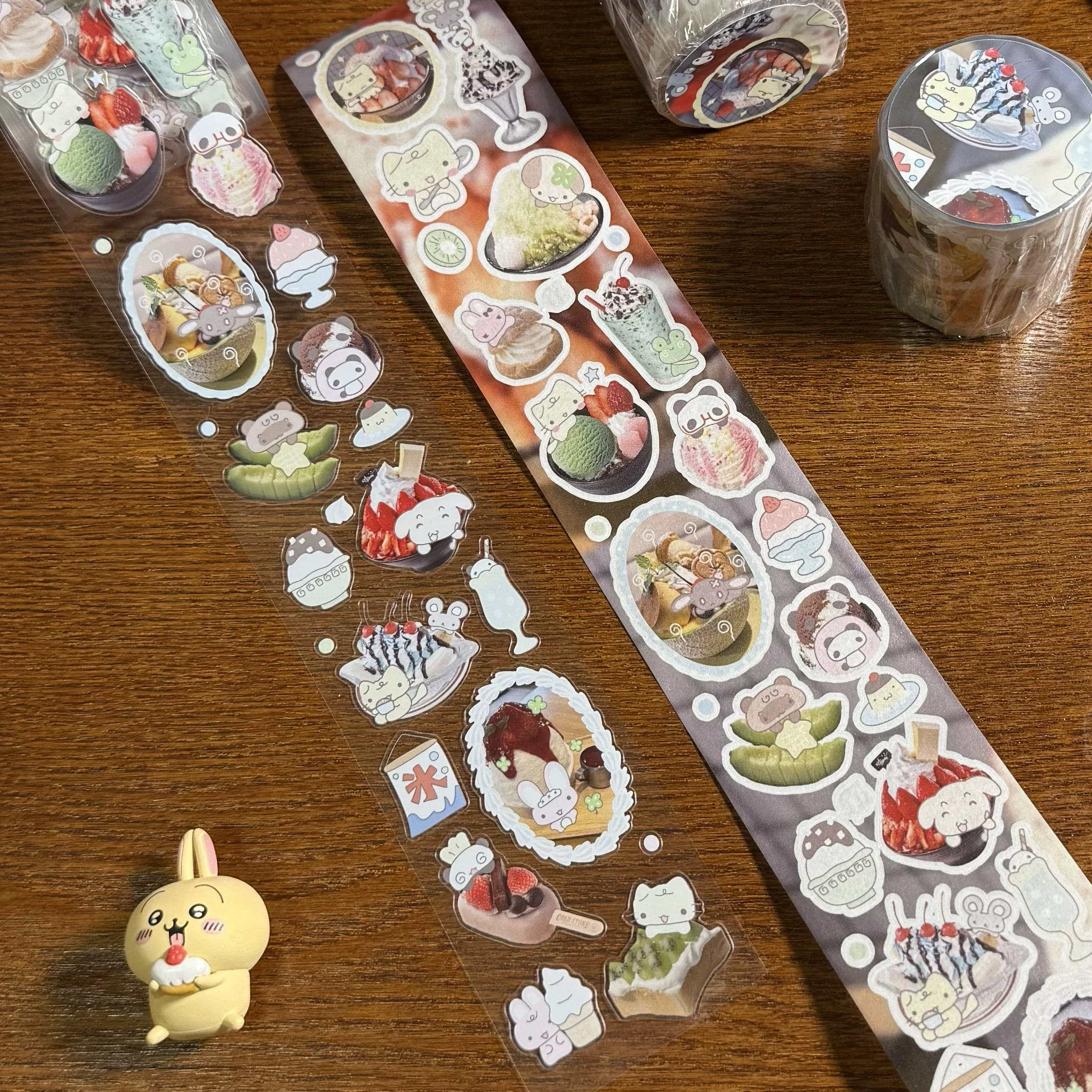 TUUO原创日系夏日记忆切膜贴纸卷素材可爱手帐贴装饰日记拼贴