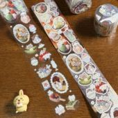 TUUO原创日系夏日记忆切膜贴纸卷素材可爱手帐贴装 饰日记拼贴