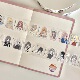 2amcake分装 原创生活札记切膜贴纸卷人物韩系漫画风手帐胶带拼贴