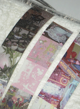 野椰水分装原创ccd素材贴纸卷梦核怪诞童年标签贴纸手帐装饰素材