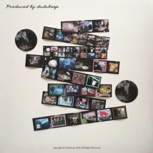 分装| 嘟都dudubeep-幸存片段贴纸卷 原创贴纸猫咪和纸手帐装饰