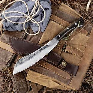 纯手工砍柴刀帕兰刀家用加厚锋利锻打户外劈柴农用开路排障柴刀