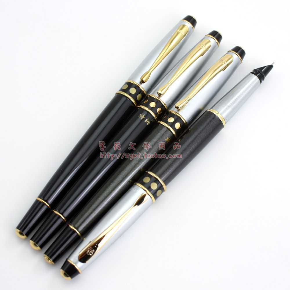 英雄钢笔392特细中细铱金笔 暗尖复古学生钢笔上海厂全新库存