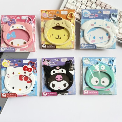 KT猫美乐蒂少女心库洛米造型软硅胶防掉手机手环绳手机壳装饰挂件