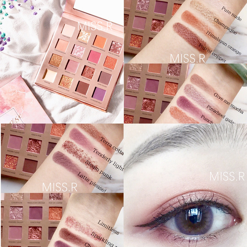 hu*da沙漠玫瑰平价替代 FOCALLURE16色晨曦眼影盘哑光珠光ins超火|msdalam kategori Alat solek/minyak wangi/kecantikan, Pembayang mata - dari Buy2taobao.com untuk memberikan perkhidmatan ejen Taobao profesional membeli