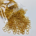 1.2 Gold Nano Standard Color-Retention Embossed Beads (Approx. 80 Pcs)