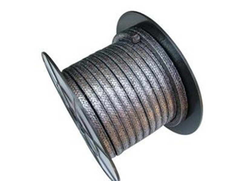 石墨盘根芳纶油浸石棉密封绳14mm/16mm/20mm纯黑色高水基填料