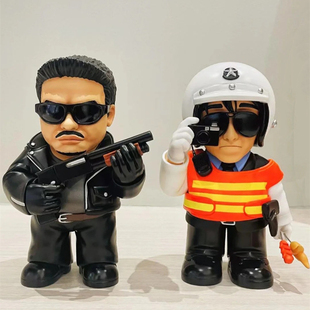 逃学威汽车摆件龙周星驰达叔手办车载公仔模型机箱装饰品男女礼物