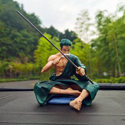 海贼王周边动漫模型索隆汽车摆件