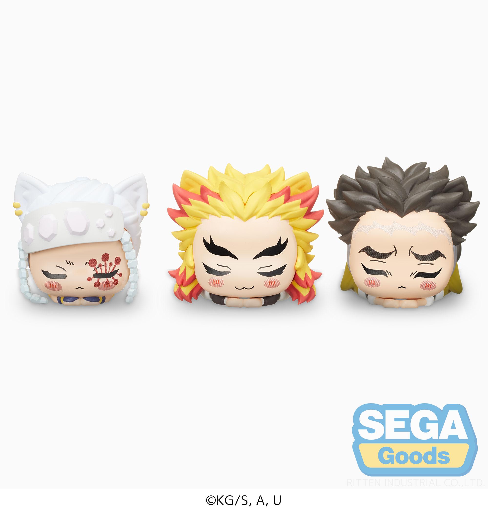 SEGA 世嘉 鬼灭之刃 炼狱杏寿郎三款柱、集合 午睡猫第二弹 手办