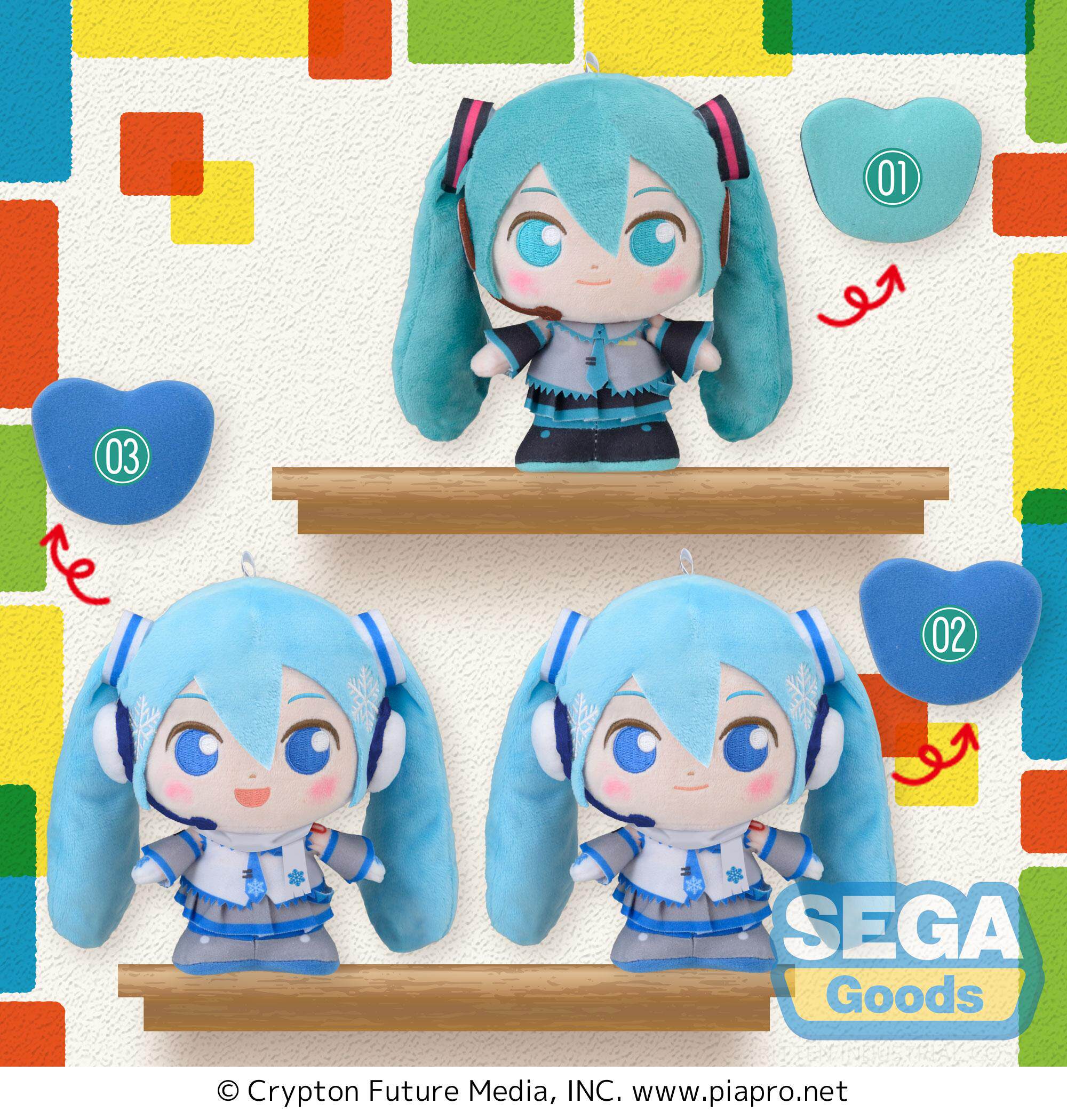 世嘉初音未来毛绒玩偶现货
