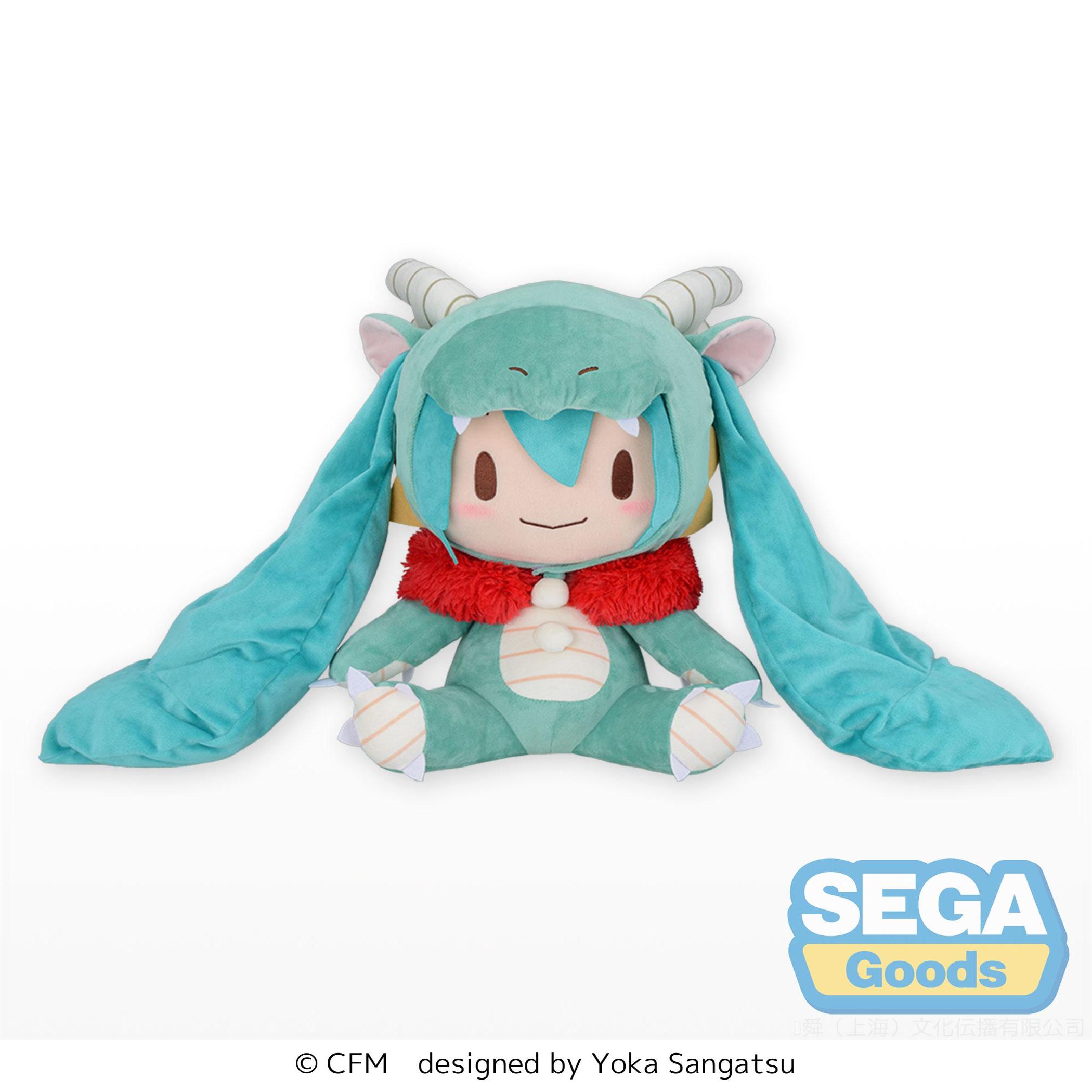 SEGA VOCALOID初音未来 2024雪初音 圣诞款 坐立毛绒玩偶 正版